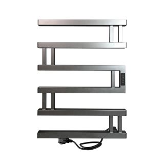 Полотенцесушитель электрический Indigo Muza DGM60-50GFMRt 60x50 см графит металлик